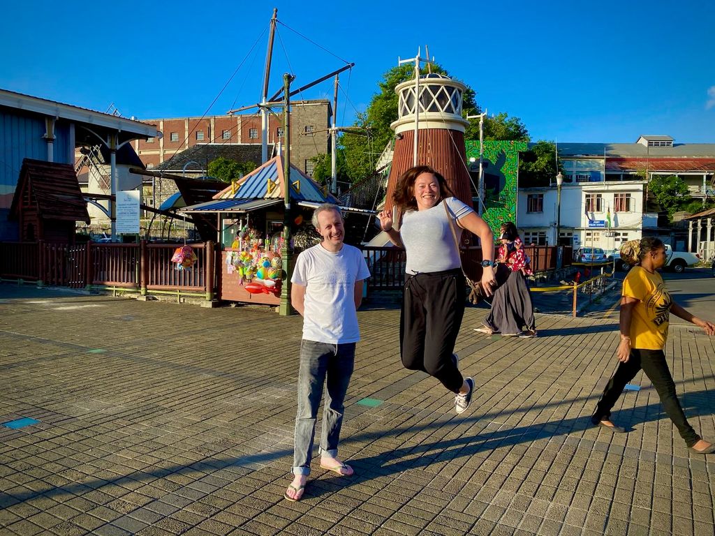 Image for Jumping in Port Louis