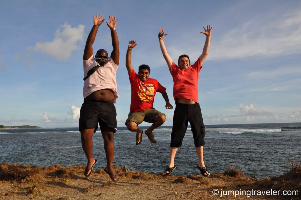 More Team Jumping in Mauritius