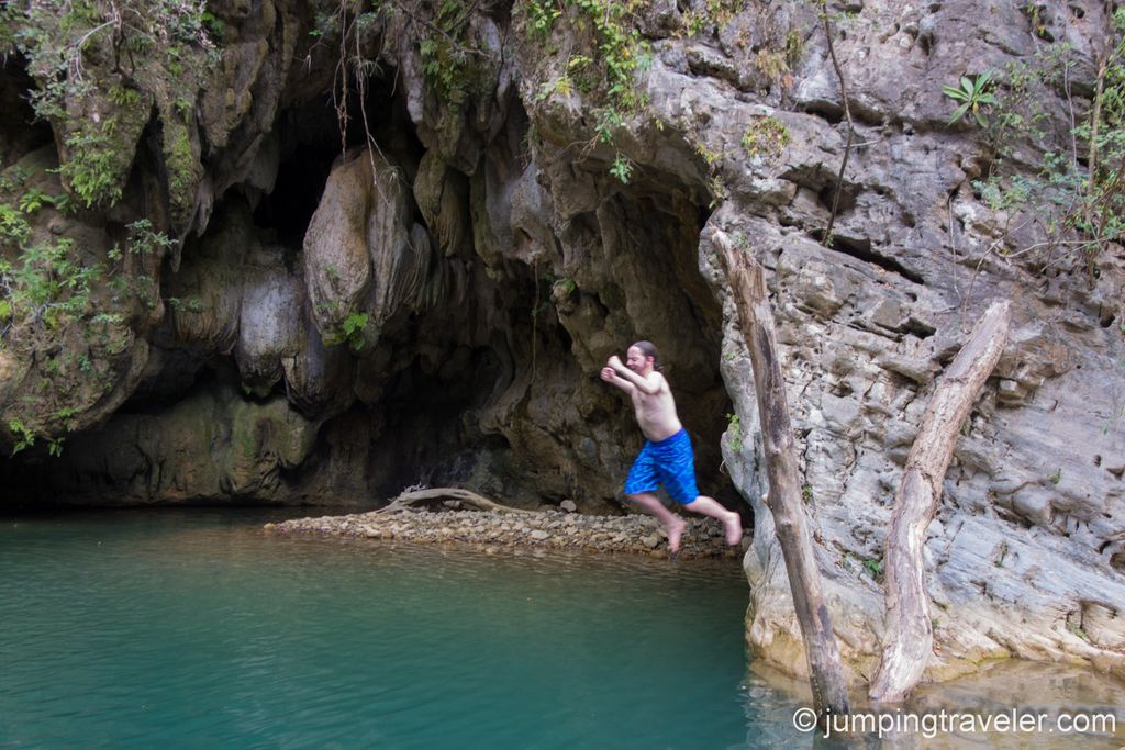 Jumping in Trinidad Fall