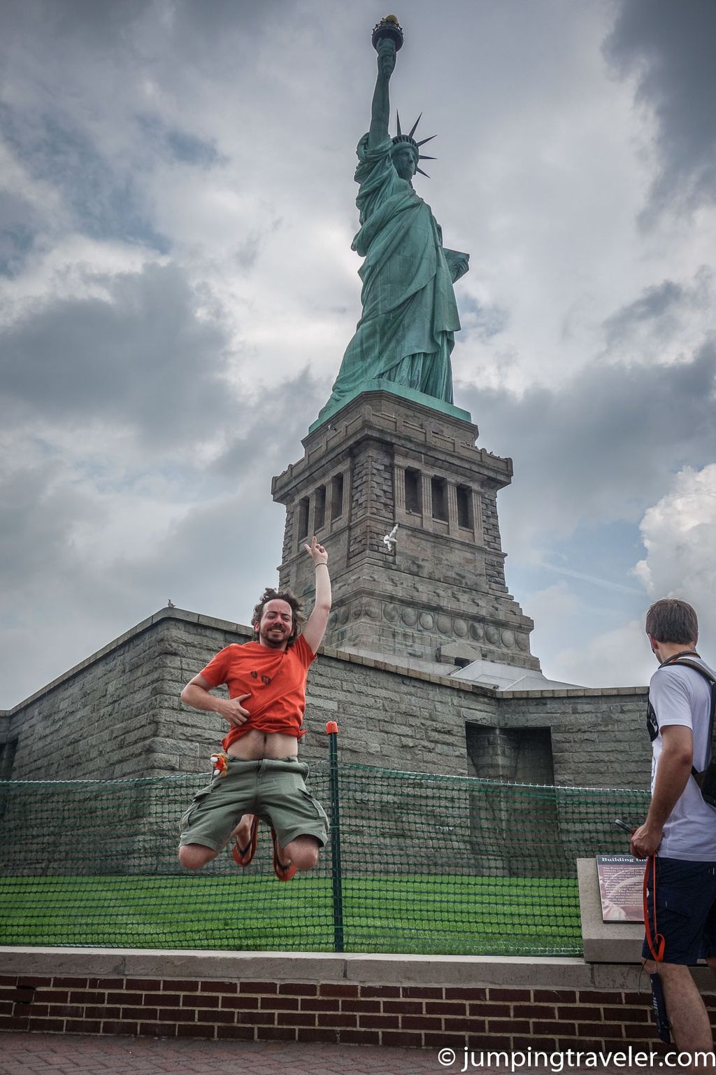 Image for Jumping in front of the Statue of Liberty