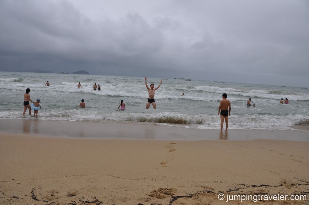 Jumping in Sanya