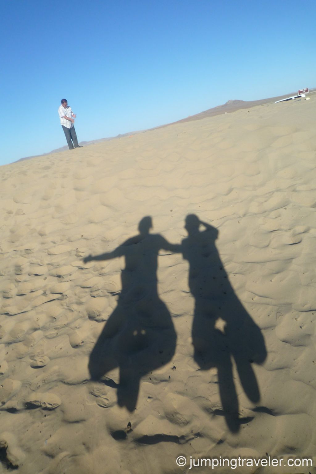 Jumping in Kharkhorin