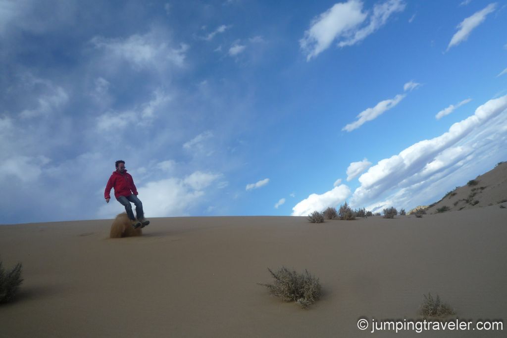 Jumping in Kharkhorin