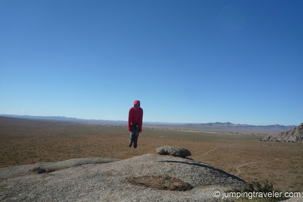 Jumping in Kharkhorin