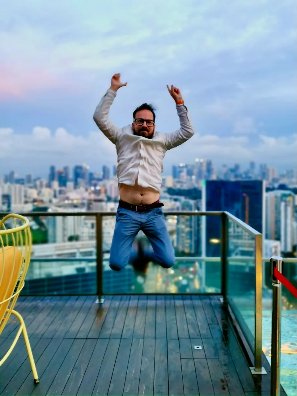 Jumping in Marriott Novena