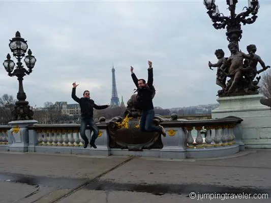 Image for Frog Jumping on the Alexandre III Bridge in Paris