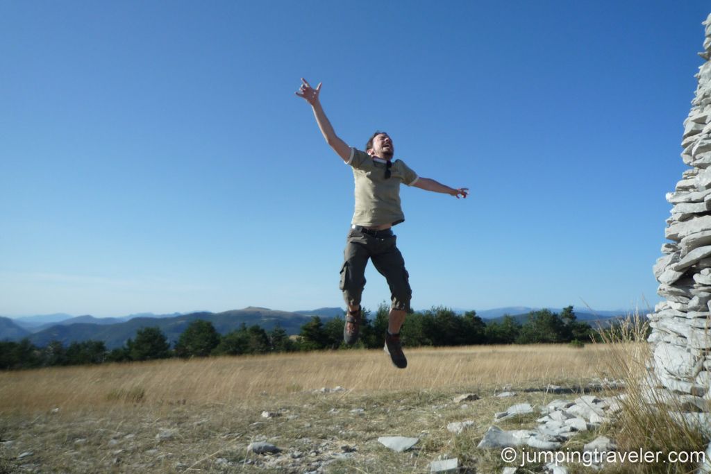 Image for Jumping at the Top of Le Contadour Mountain
