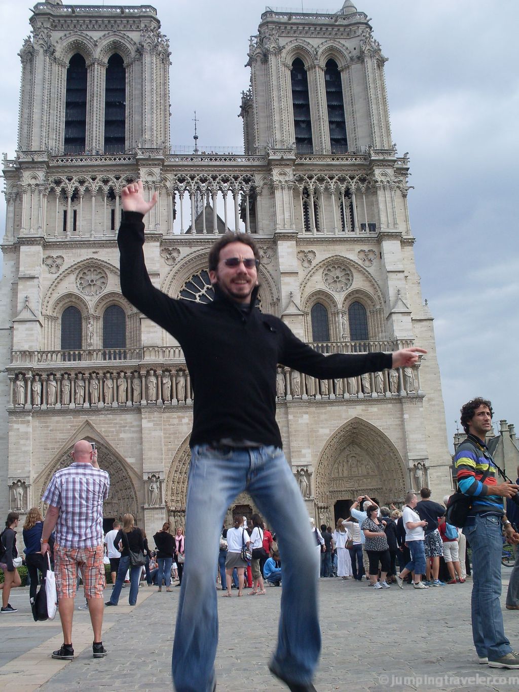 Image for Jumping with Marie in Front of Notre Dame