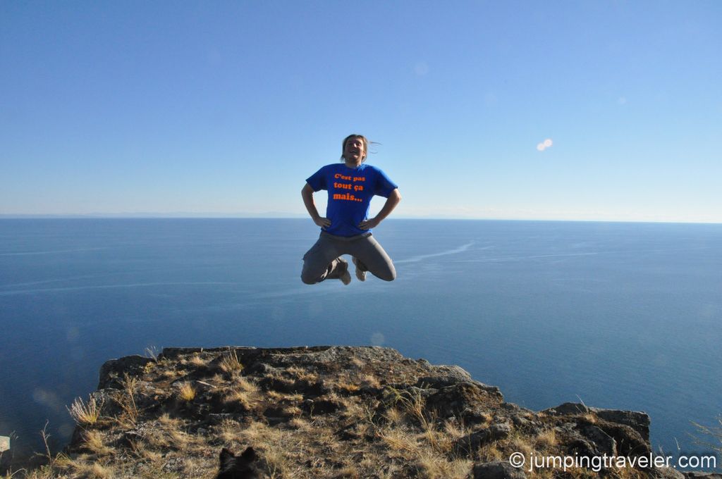 Jumping on the Baikal
