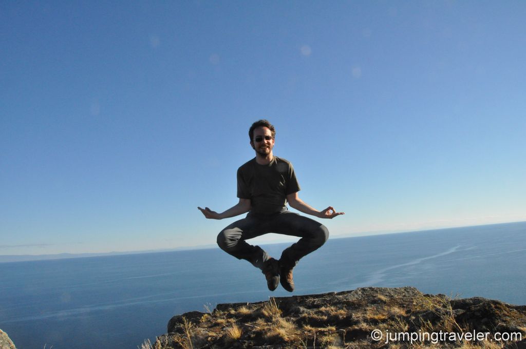 Jumping on the Baikal