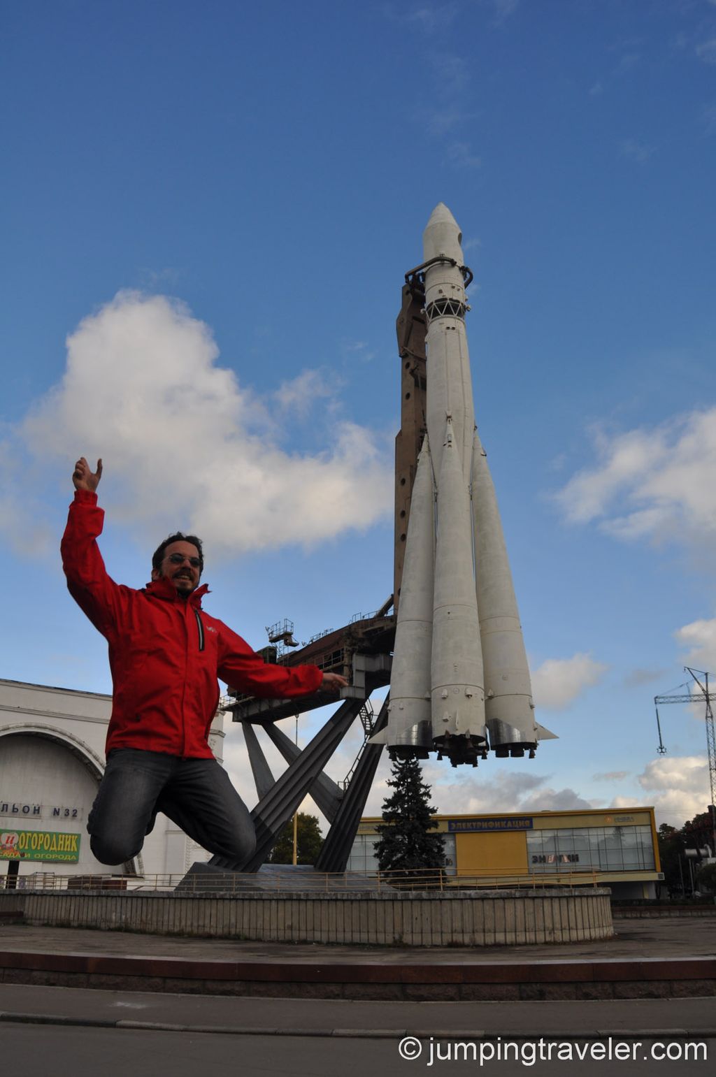 Image for Jumping in the VDNKh park
