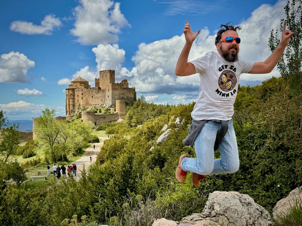 Image for Jumping at Loarre Castle