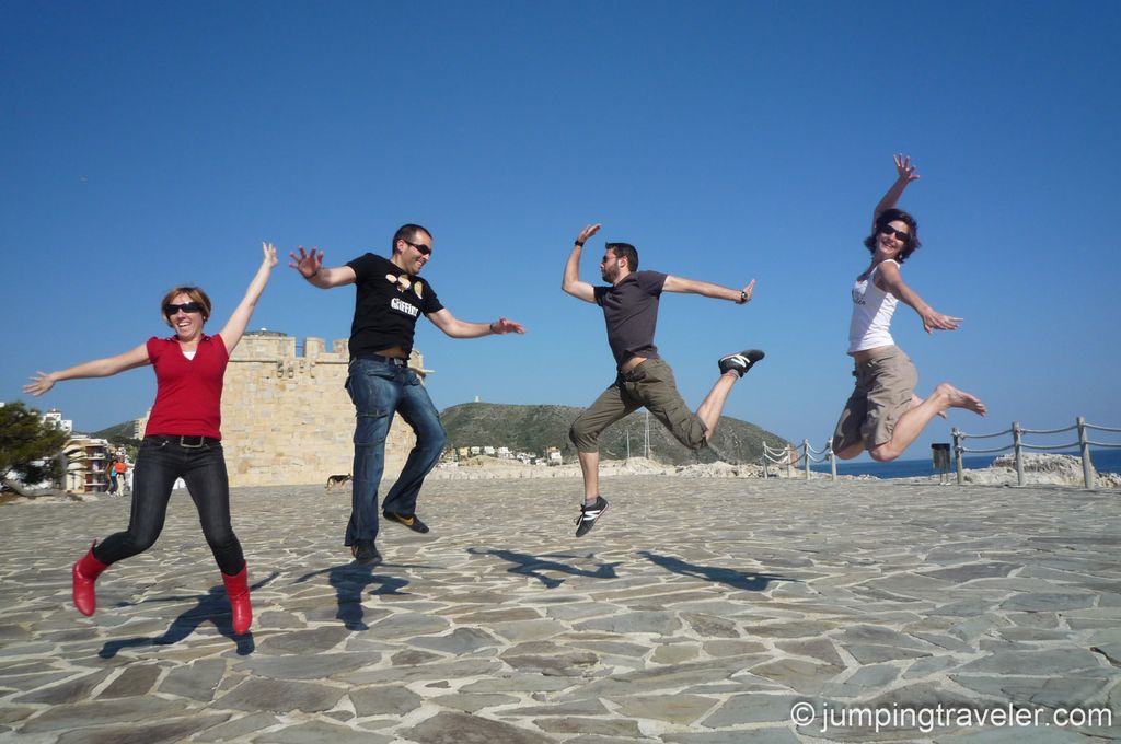 Jumping in Moraira