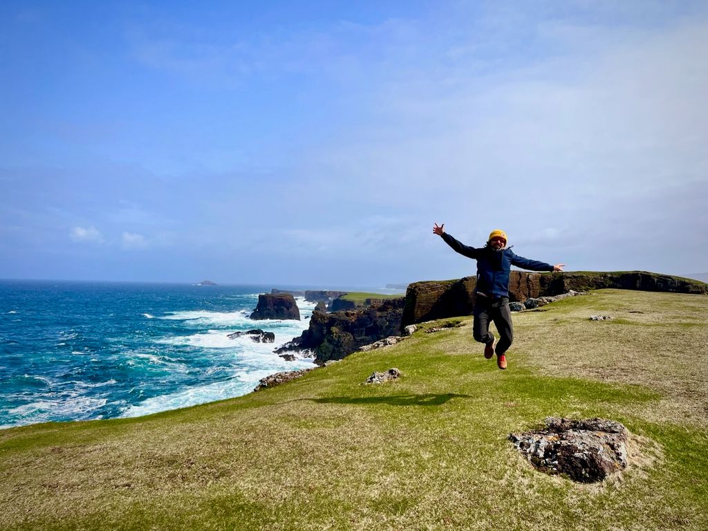 Image for Jumping on Shetland Cliffs